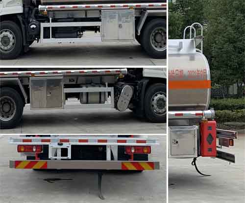 楚飛牌CLQ5182GYY6DA型鋁合金運油車