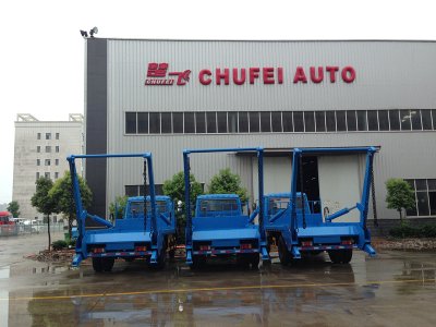 這種霸氣十足的批量擺臂式垃圾車你見過了嗎？